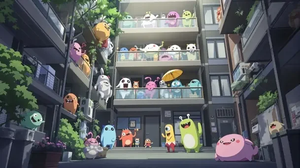 妖怪公寓 - 妈妈动漫推荐动漫封面