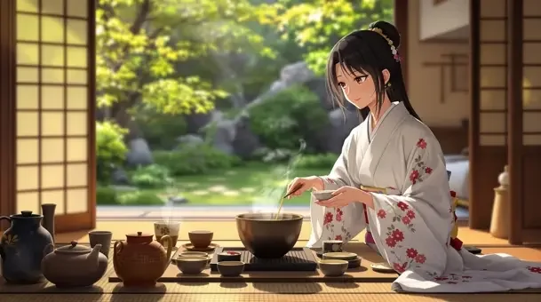 茶道少女 - 妈妈动漫推荐动漫封面